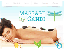 Tablet Screenshot of massagebycandichico.com